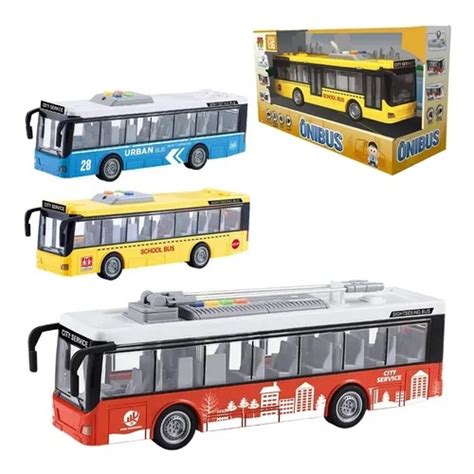 Carro Fricção Ônibus Luz Sortido dm Toys DMT6165 Submarino