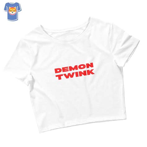 Demon Twink Crop Top Funny Pride Shirt Shibtee Clothing