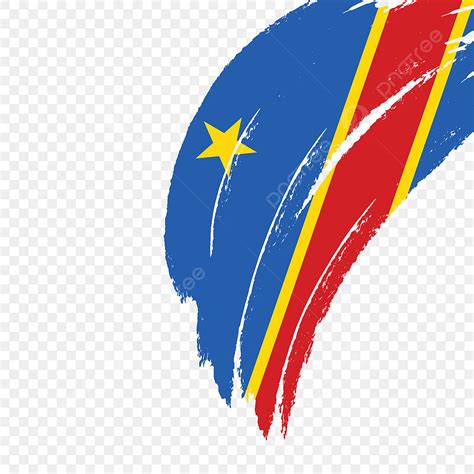 Dr Congo Flag Design National Independence Day Banner Element