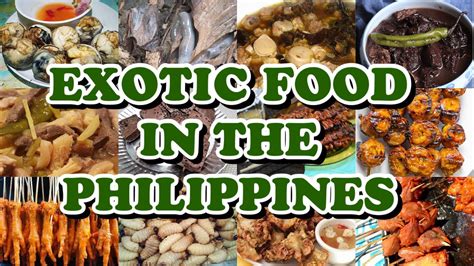 WILL YOU DARE TO EAT THIS EXOTIC FOOD PHILIPPINES EXOTIC FOODS