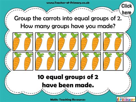 Grouping Making Equal Groups Year 1 Teaching Resources