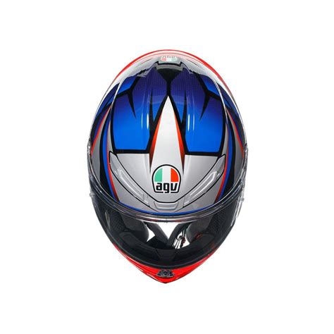 Agv K S Slashcut Blue Red Kapal Kask