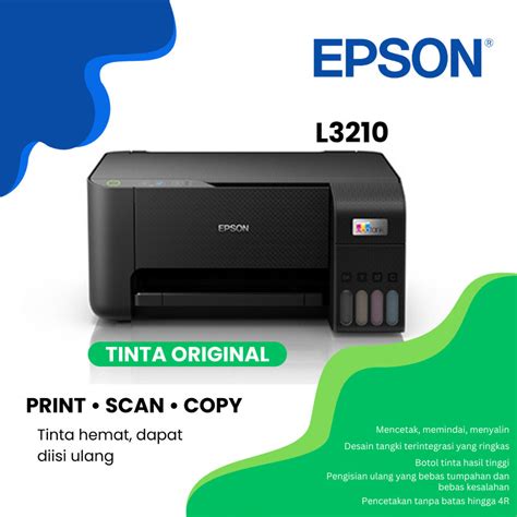 Jual Epson L3210 All In One Ink Tank Printer Shopee Indonesia