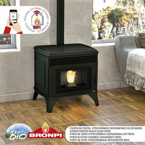 Estufa De Pellet Bronpi Modelo Nicol Kw