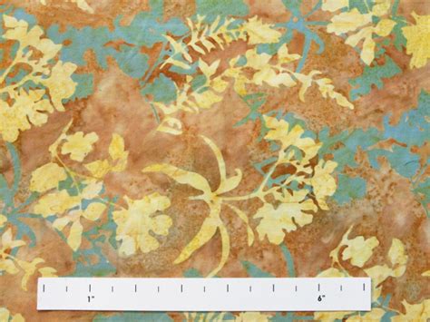 Cotton Batik In Cream Bandj Fabrics
