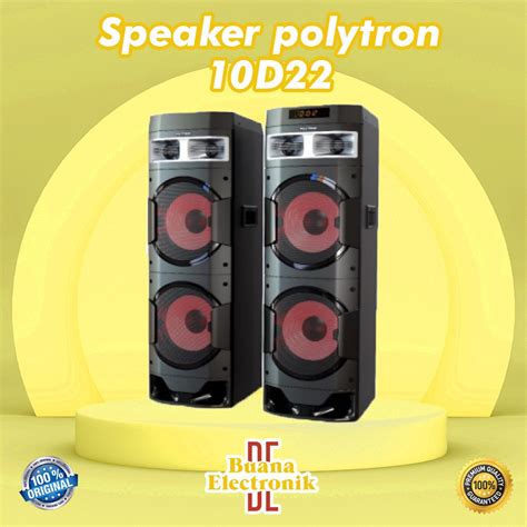 Jual SPEAKER ACTIVE POLYTRON PAS 10DF22 BLUETOOTH ORIGINAL Shopee