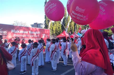 Meriahkan Hut Ke Kemerdekaan Ri Briton Gelar Merdeka Fun Walk