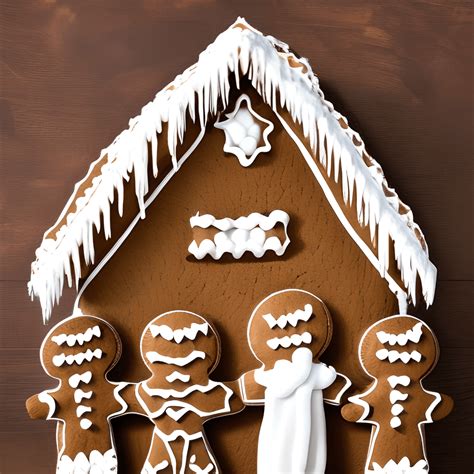 Gingerbread Nativity Scene · Creative Fabrica