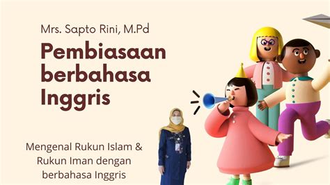 Belajar Bahasa Inggris Bersama Mrs Sapto Rini Youtube