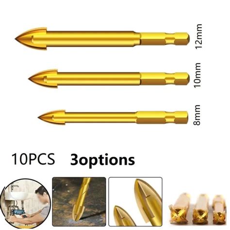 Perceuses Tige Hexagonale Durables Pour Marbre De Verre Et C Ramique