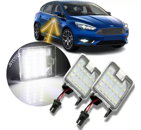 Par De Luz Cortesia Retrovisor Ford Focus Iluminação Chão 2