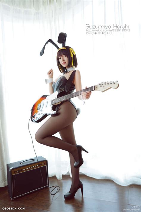 SesshuAsuak 半半子 TheMofHS Haruhi Suzumiya naked cosplay asian 13