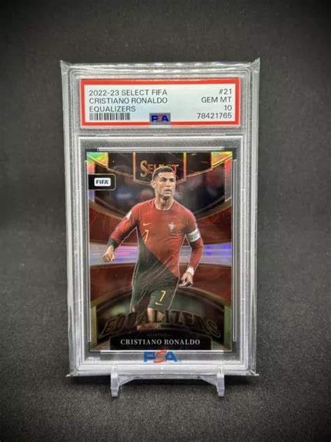 2022 23 PANINI SELECT FIFA Equalizers Prizm Cristiano Ronaldo Portugal