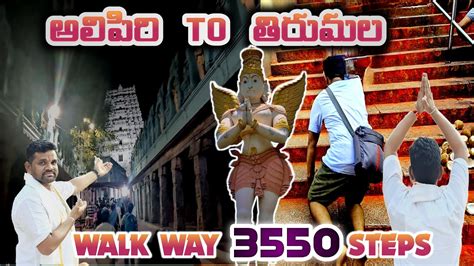 Alipiri To Tirumala Walk Way Steps Tirumala Baluvizagvlogger