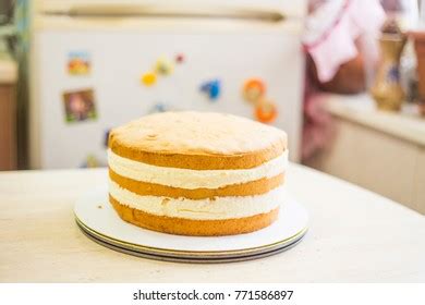 Naked Vanilla Cake Stock Photo Shutterstock