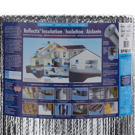 Reflectix 48 In X 100 Ft Double Reflective Insulation Roll