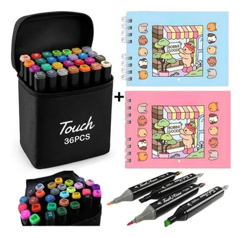 Canetinhas Bobbie Goods Originais - Kit Caneta Touch 24 Canetinhas Colorir Original Bobbie Goods | Frete grátis