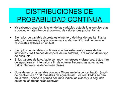 PPT DISTRIBUCIÓN DE PROBABILIDAD CONTINUA DÍA 61 1º BAD CT