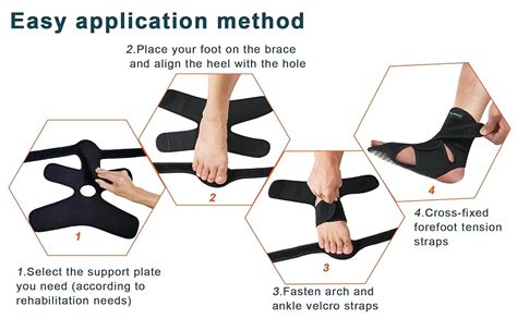 Jomeca Upgraded Drop Foot Brace For Walking With Shoes Dual Forefoot