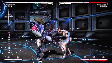 Mkx Raiden Midscreen Combo Bar Youtube