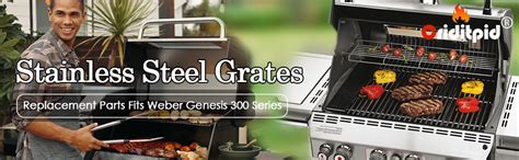 Amazon Criditpid Mm Grill Grates For Weber Genesis