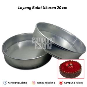 Loyang Bulat Ukuran 20 Cm Kampung Kaleng