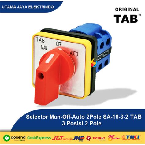 Jual Selector Switch Man Off Auto Sa Pole Posisi Pole Tab