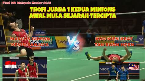 Badminton Classic Match Marcus Gideon Kevin Sanjaya VS Koo Keat Tan