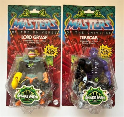 Masters Of The Universe Motu Origins Snake Men Lord Gr Asp Terroar