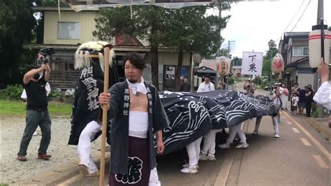 令和五年山形県飯豊町 椿 熊野神社（丁切り）山形県 日本の祭り 獅子舞 黒獅子 飯豊町 飯豊荒獅子 Youtube