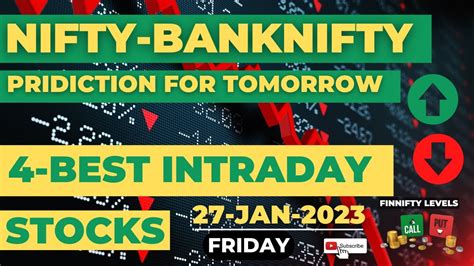 Best Intraday Stocks For Tomorrow 27 Jan 2023 Friday Nifty Banknifty