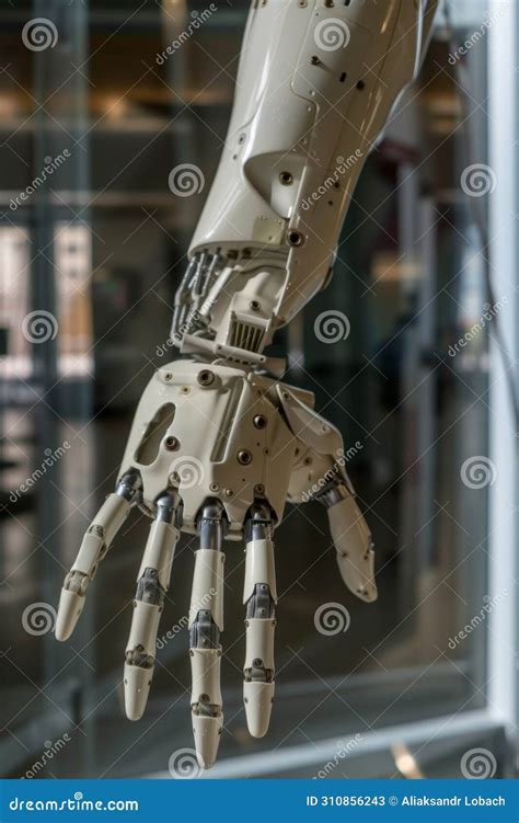 The Robot Arm . the Concept of Robotics Stock Image - Image of ...