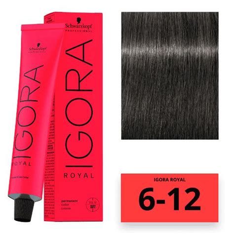 Tinte Schwarzkopf Igora Royal Rubio Oscuro Ceniza Humo Schwarzkopf