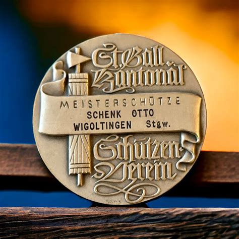 Schützenmedaille Silber Kantonal Schützenverein St Gallen Kaufen auf