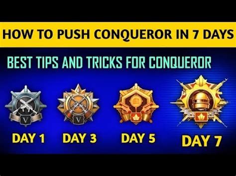 Day How To Push Conqueror In Days Hour Limit Only Gold To