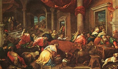 Jacopo Bassano La Expulsi N De Los Mercaderes Del Templo S Xvi