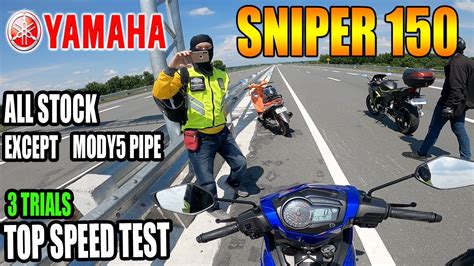 Yamaha Sniper Mx 150 Top Speed Youtube