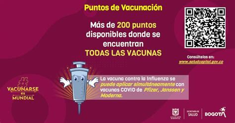 Distrito habilita 200 puntos de vacunación contra 25 enfermedades