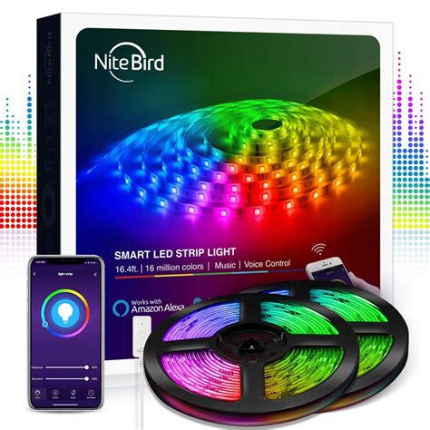 Inteligentna TaŚma Kontroler Gosund Nite Bird Sl3 2x 5m Led Rgb Wifi