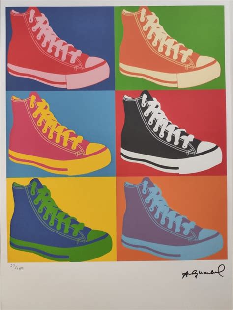 andy warhol art shoes