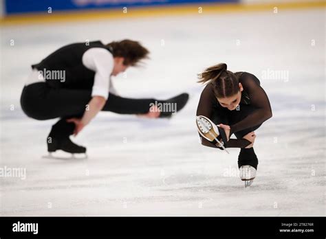 Espoo Finland 17th Nov 2023 Maria Pavlova R Alexei Sviatchenko Of