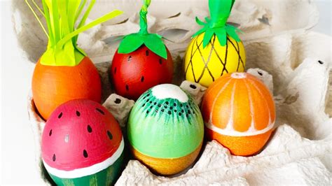 Vopseste Ouale De Paste Ca Fructe Si Legume! 🍉🍍🍓 - YouTube