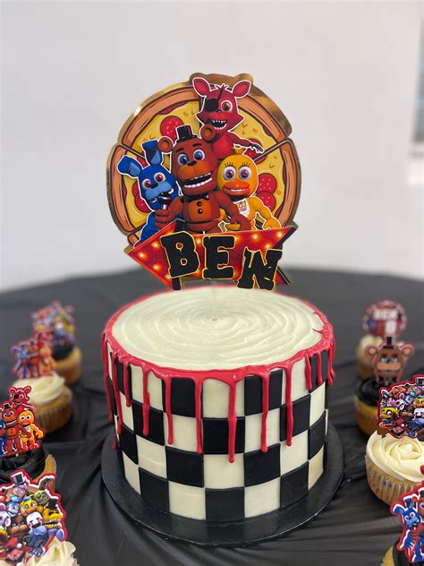 Five Nights At Freddys Cake Topper Etsy Canada Cake Cake Toppers