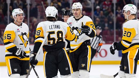 Malkin Scores 499th Goal Penguins Rally Past Canadiens