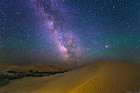 Milky Way Saturn & Mars over Bruneau Sand Dunes | Bruneau Dunes State ...