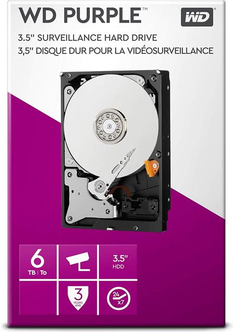 Wd Purple 6 Tb Surveillance Hard Disk Drive Intellipower 35 Inch Sata