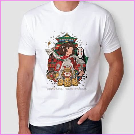 Camiseta Masculina A Viagem De Chihiro Studio Ghibli Elo7