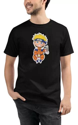 Playera Anime Naruto Usumaki Chibi Kawai Sticker Meses sin interés