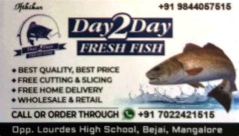 Day 2 Day Fresh Fish In Mangalore Bejai Hellomangaluruonline