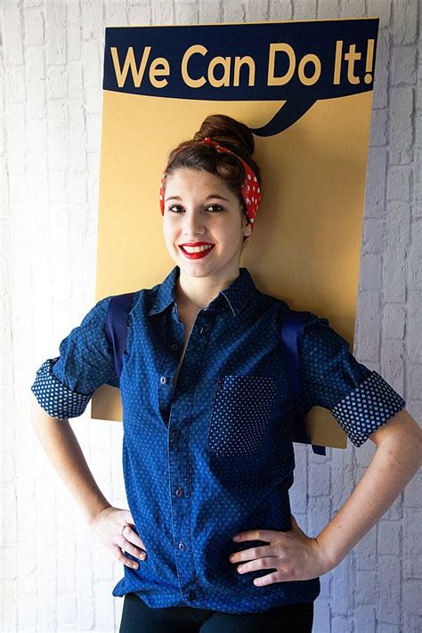 Rosie The Riveter Costume Full Body